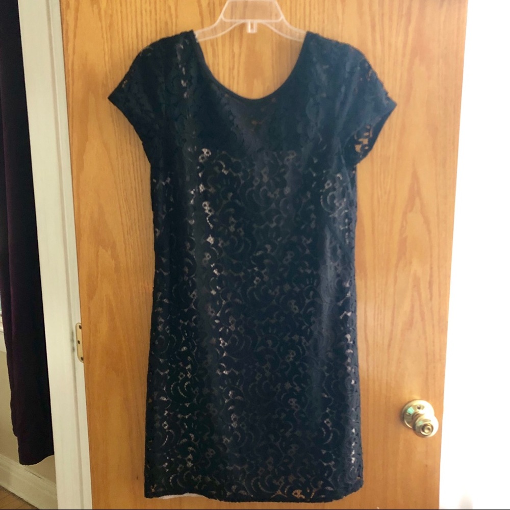 Loft Black Lace Dress